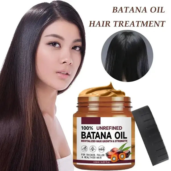 Mascarilla Capilar con Aceite de Batana Orgánico 120 ml – Reparación Profunda, Cabello Más Fuerte, Suave y Brillante | Anti-Frizz, Hidratación Intensa y Protección para Todo Tipo de Cabello