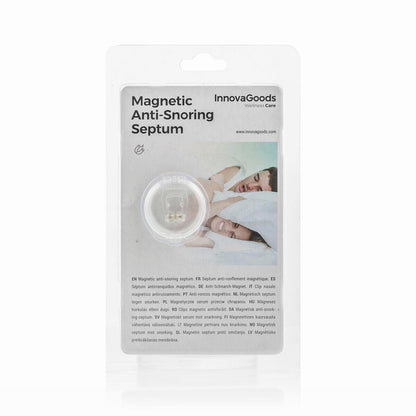 Dilatador Nasal Magnético Antirronquidos – Respira Mejor, Reduce los Ronquidos y Duerme Profundamente Toda la Noche | Silicona Ergonómica Reutilizable | Mejora el Flujo de Aire y Alivia la Congestión Nasal